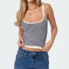 Saylor Striped Knit Tank Top