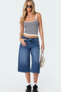 Saylor Striped Knit Tank Top