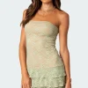 Scarlet Layered Lace Mini Dress