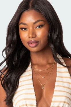 Secrets Layered Lock Necklace