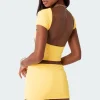 Selma Open Back T Shirt