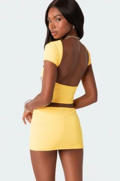 Selma Open Back T Shirt