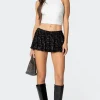 Sequin Bubble Micro Skort