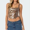 Sequin Leopard Printed Top