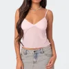 Serafina Sheer Mesh Tank Top