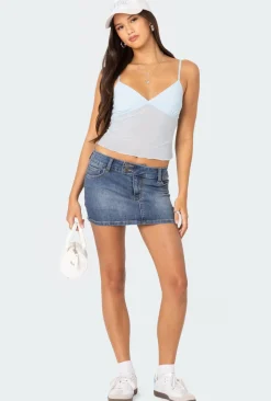 Serafina Sheer Mesh Tank Top