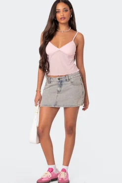 Serafina Sheer Mesh Tank Top