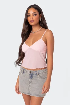 Serafina Sheer Mesh Tank Top