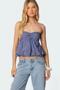 Serina Strapless Bubble Top