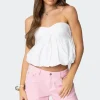 Serina Strapless Bubble Top