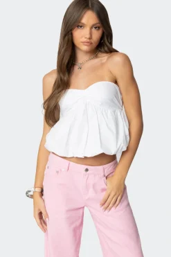 Serina Strapless Bubble Top