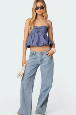 Serina Strapless Bubble Top