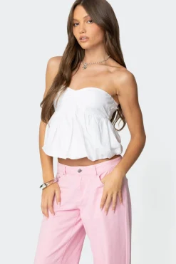Serina Strapless Bubble Top