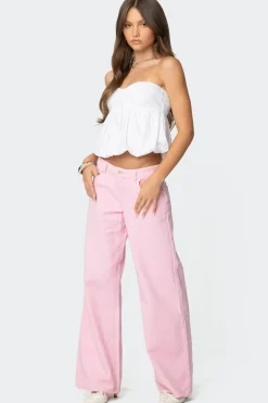Serina Strapless Bubble Top