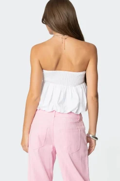 Serina Strapless Bubble Top