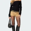 Shane Faux Suede Micro Shorts