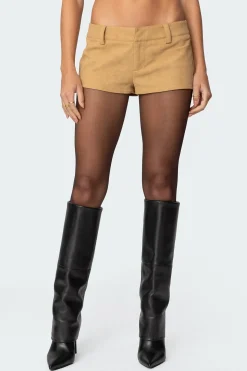 Shane Faux Suede Micro Shorts
