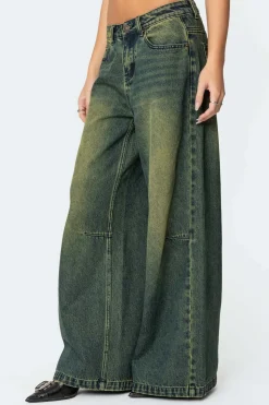 Shawn Washed Low Rise Jeans