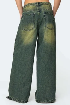 Shawn Washed Low Rise Jeans