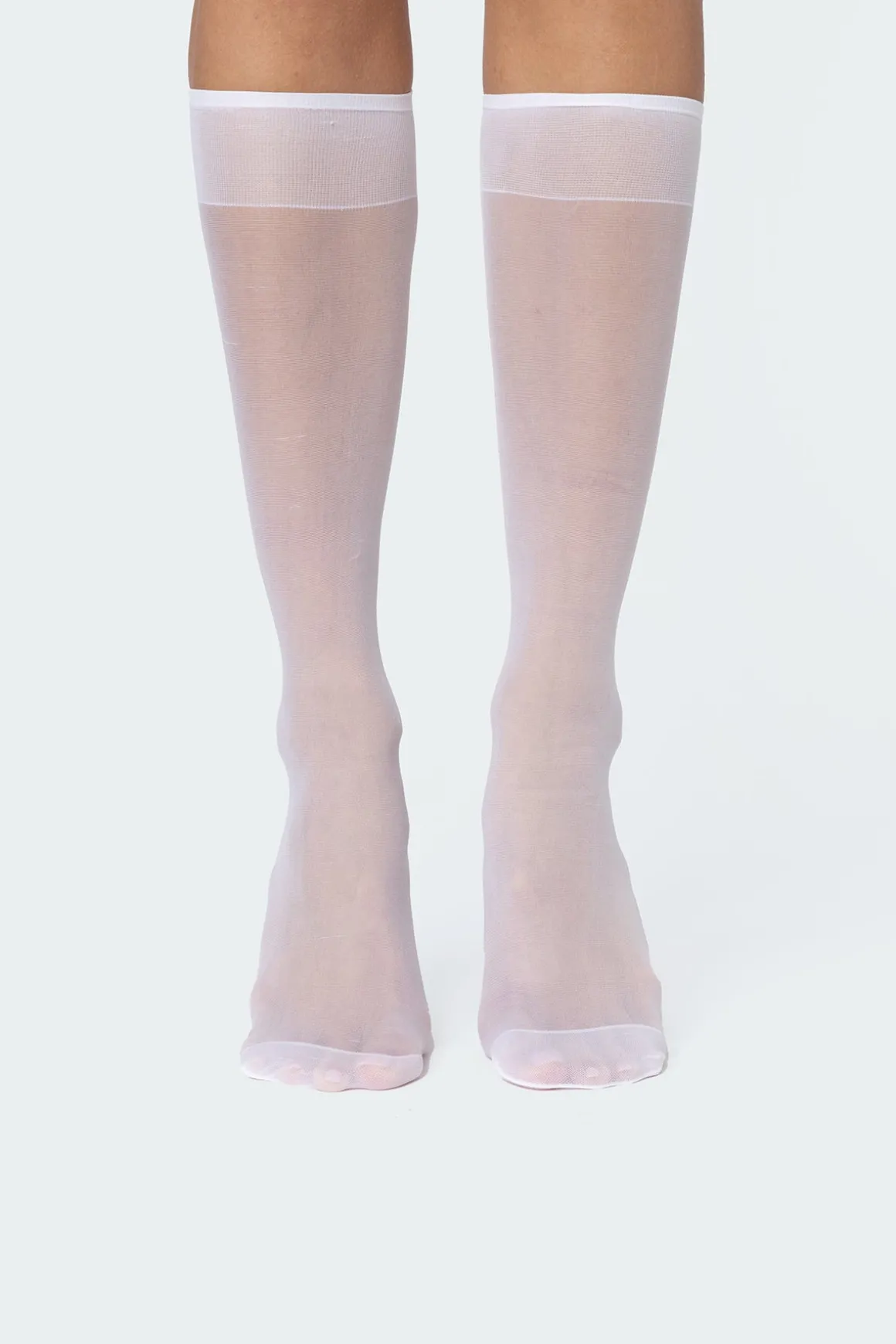 Sheer Knee High Socks