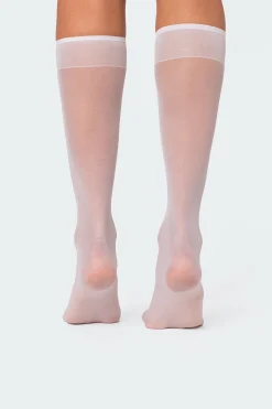 Sheer Knee High Socks