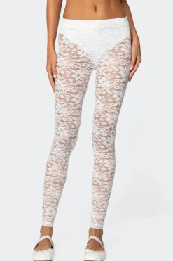 Sheer Lace Leggings