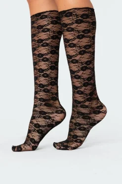 Sheer Lace Socks