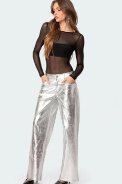 Sheer Mesh Bandeau Bodysuit