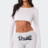 Sheer Raw Hem Crop Top