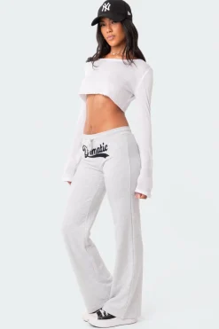 Sheer Raw Hem Crop Top