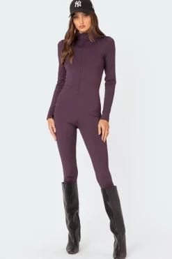 She'S Snatched High Neck Jumpsuit