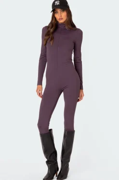 She'S Snatched High Neck Jumpsuit
