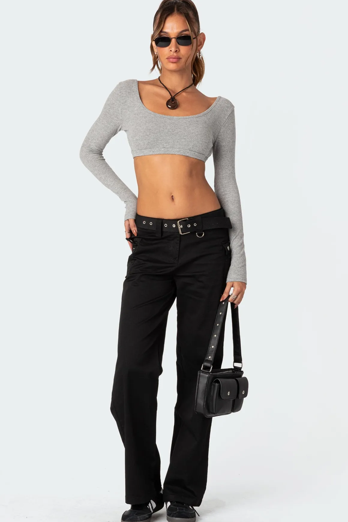 Sia Low-Rise Cargo Pants