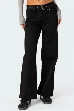 Sia Low-Rise Cargo Pants
