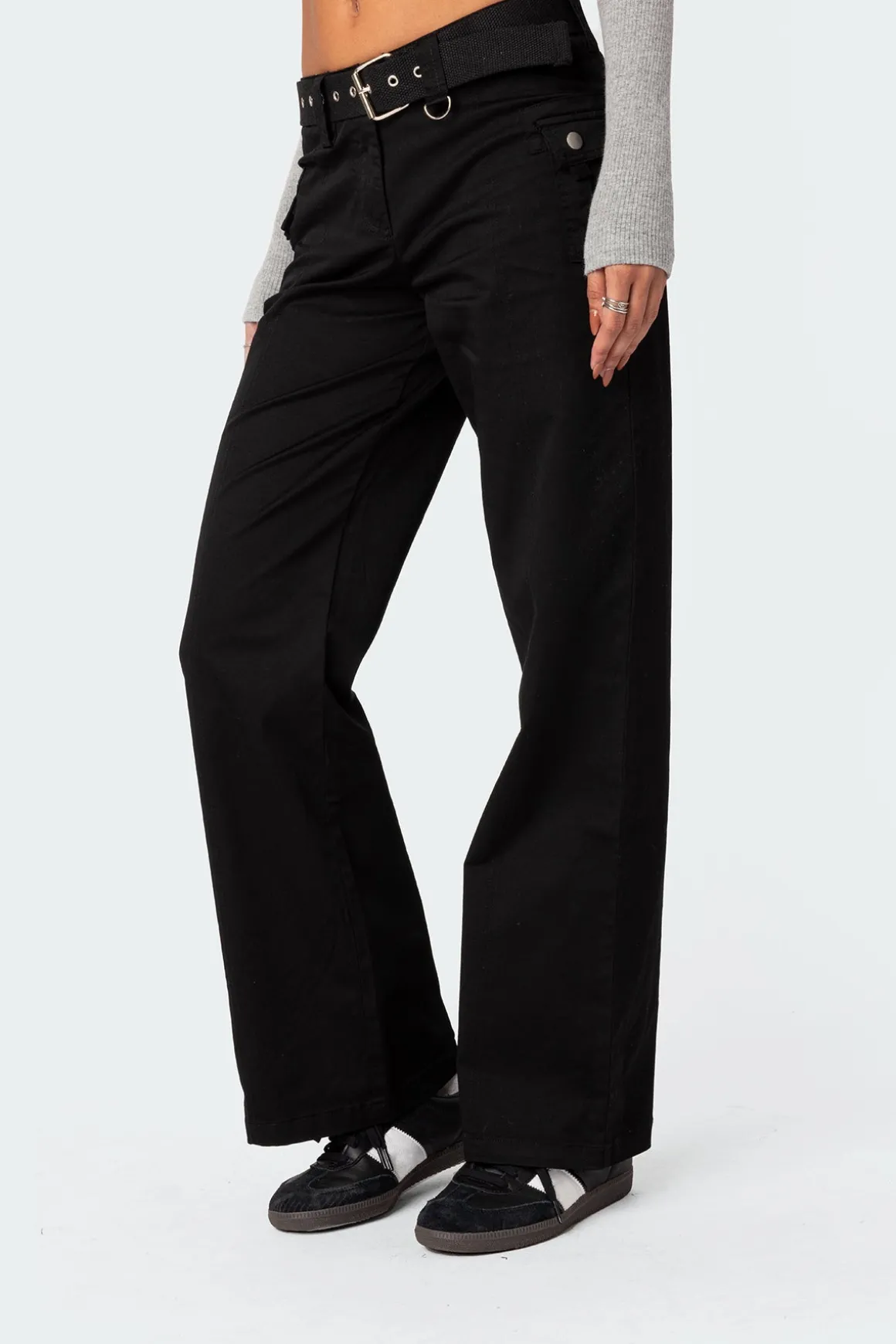 Sia Low-Rise Cargo Pants