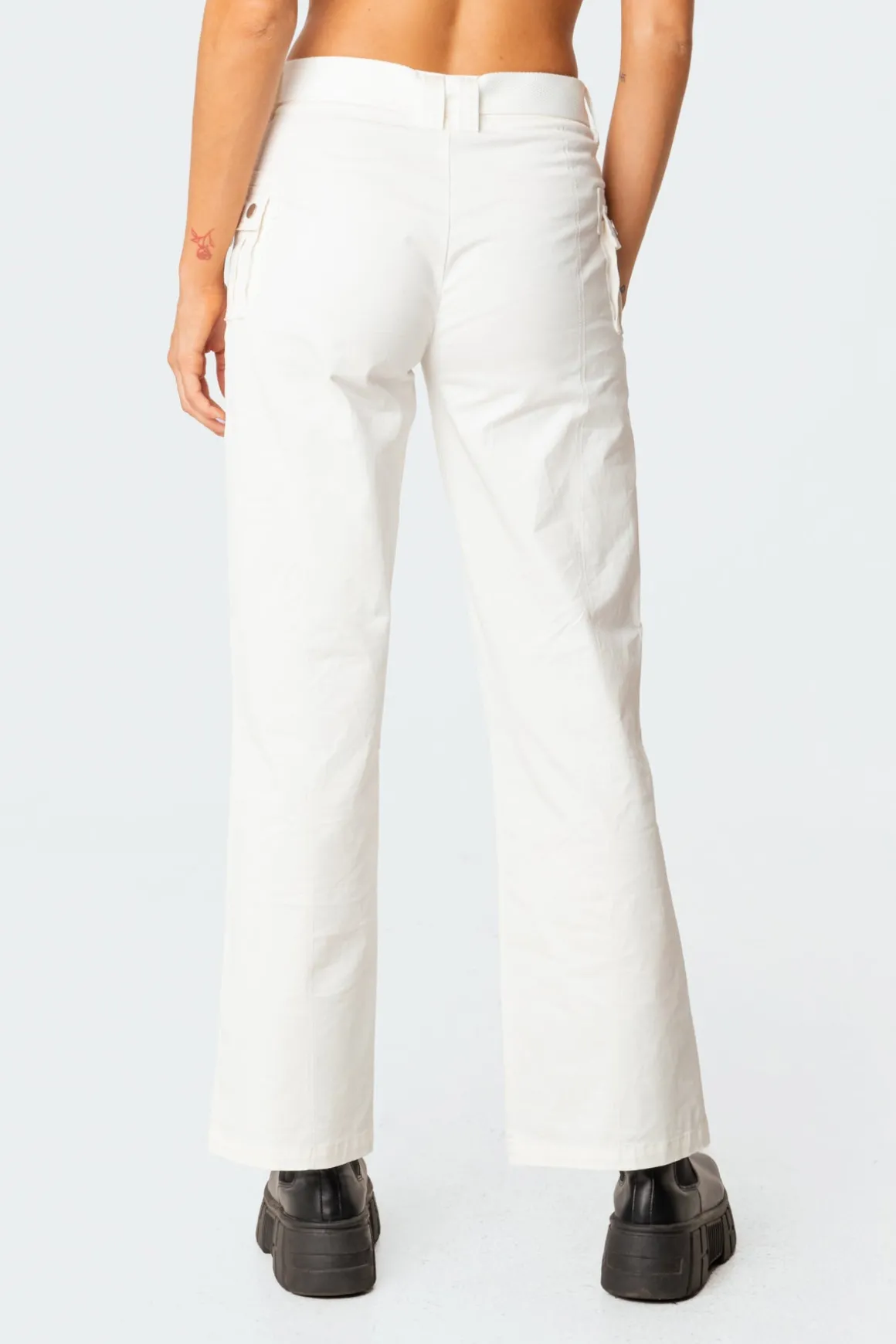 Sia Low-Rise Cargo Pants