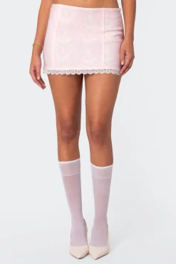 Silvie Printed Mini Skirt