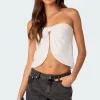 Siren Sequin Split Front Top