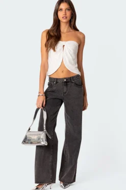 Siren Sequin Split Front Top