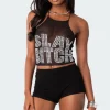 Slay B Sheer Mesh Crop Top