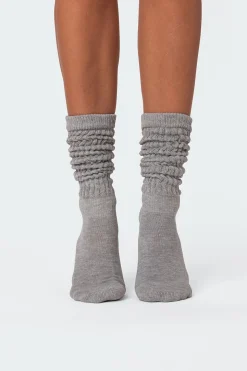 Slouchy Scrunch Socks