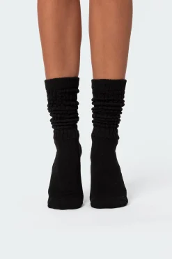 Slouchy Scrunch Socks