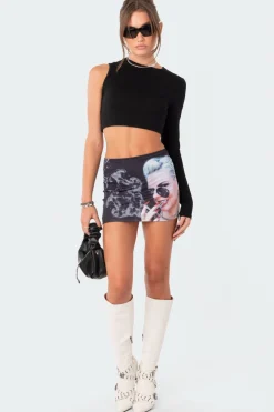 Smokin Low-Rise Mini Skirt