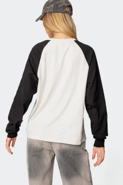 Snatched Oversized Long Sleeve T Shirt