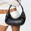 So Chic Faux Leather Shoulder Bag