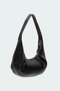 So Chic Faux Leather Shoulder Bag