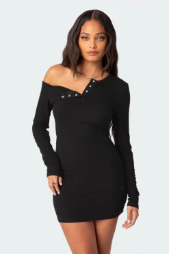 Soleste Ribbed Mini Dress