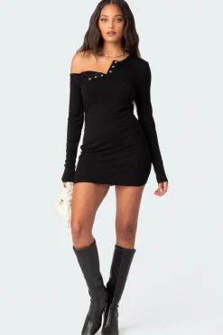 Soleste Ribbed Mini Dress