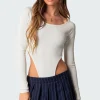 Soma High Cut Ribbed Bodysuit
