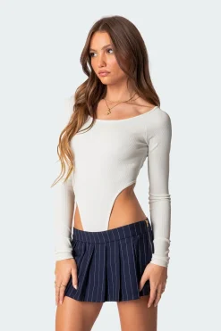 Soma High Cut Ribbed Bodysuit